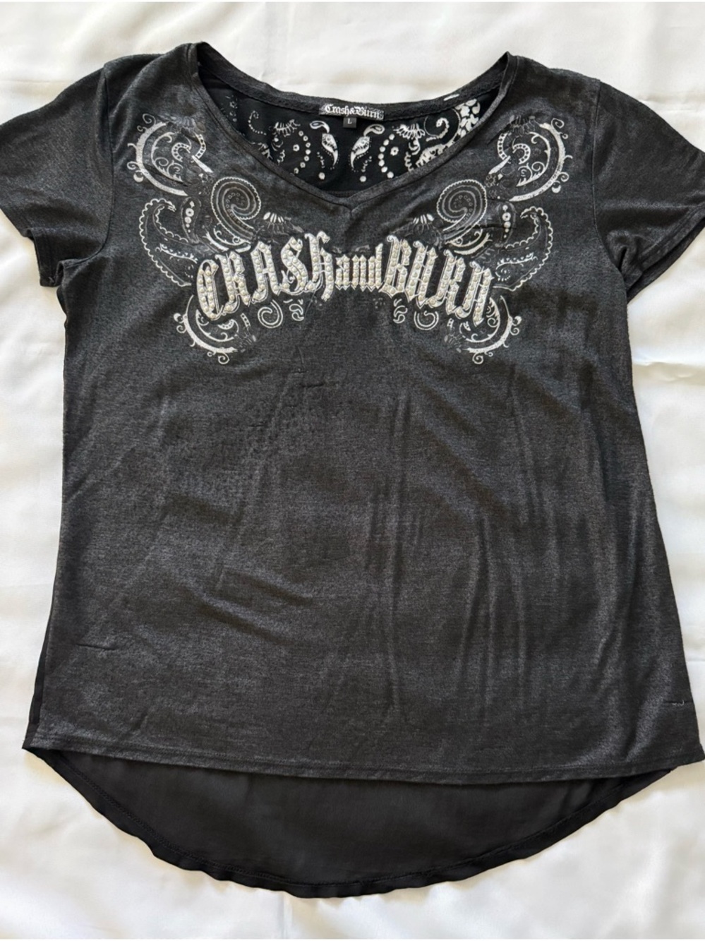 Crash & Burn Gals Shirt - size L